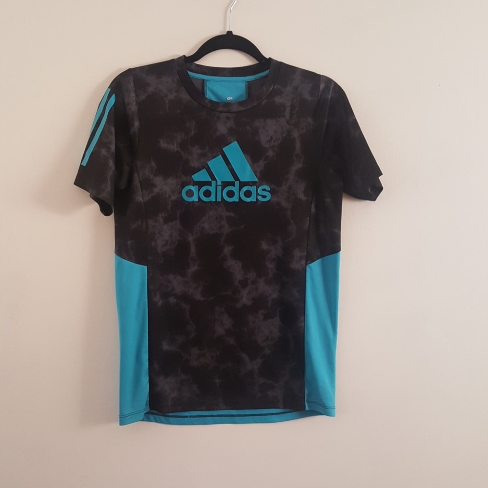 Adidas| t-shirt | teal&black